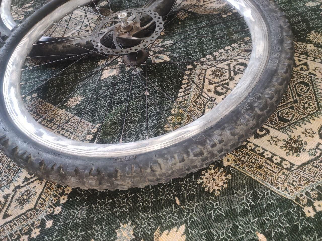 لاستیک دوچرخه ۲۶ با طوقه و تیوب|دوچرخه، اسکیت، اسکوتر|تربت جام, خیرآباد|دیوار