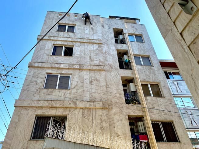 خدمات کار بدون داربست با طناب ابندی و نانوکاری|خدمات پیشه و مهارت|لاهیجان, لیل|دیوار