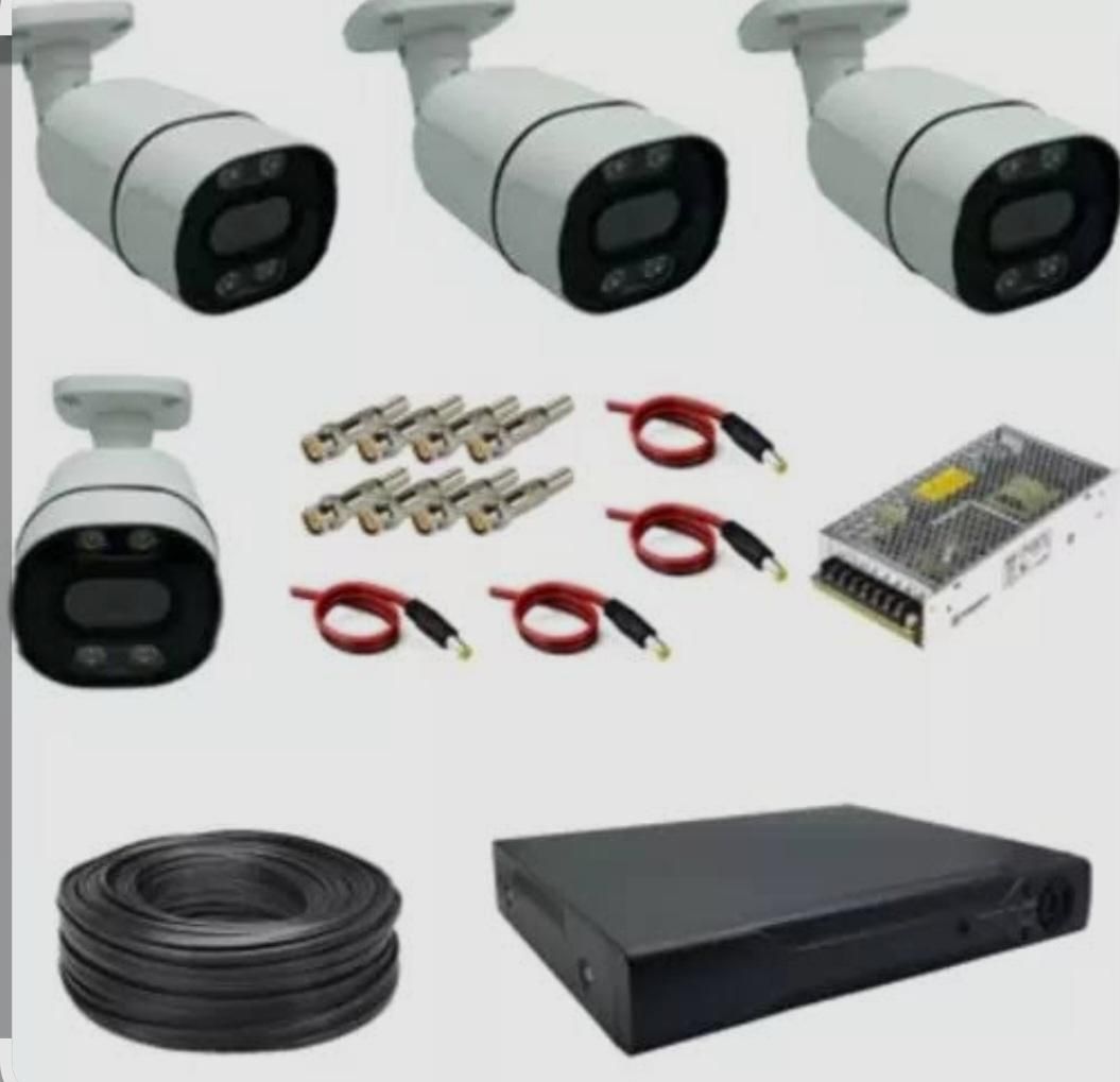 ۴ عدد دوربین مداربسته فول اچ برد 2083|دوربین مداربسته|چمستان, |دیوار