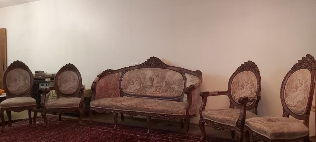 مبلمان فرحی استیل نه نفره پارچه گوبلن اینالیا|مبلمان خانگی و میز عسلی|تهران, امامزاده قاسم|دیوار