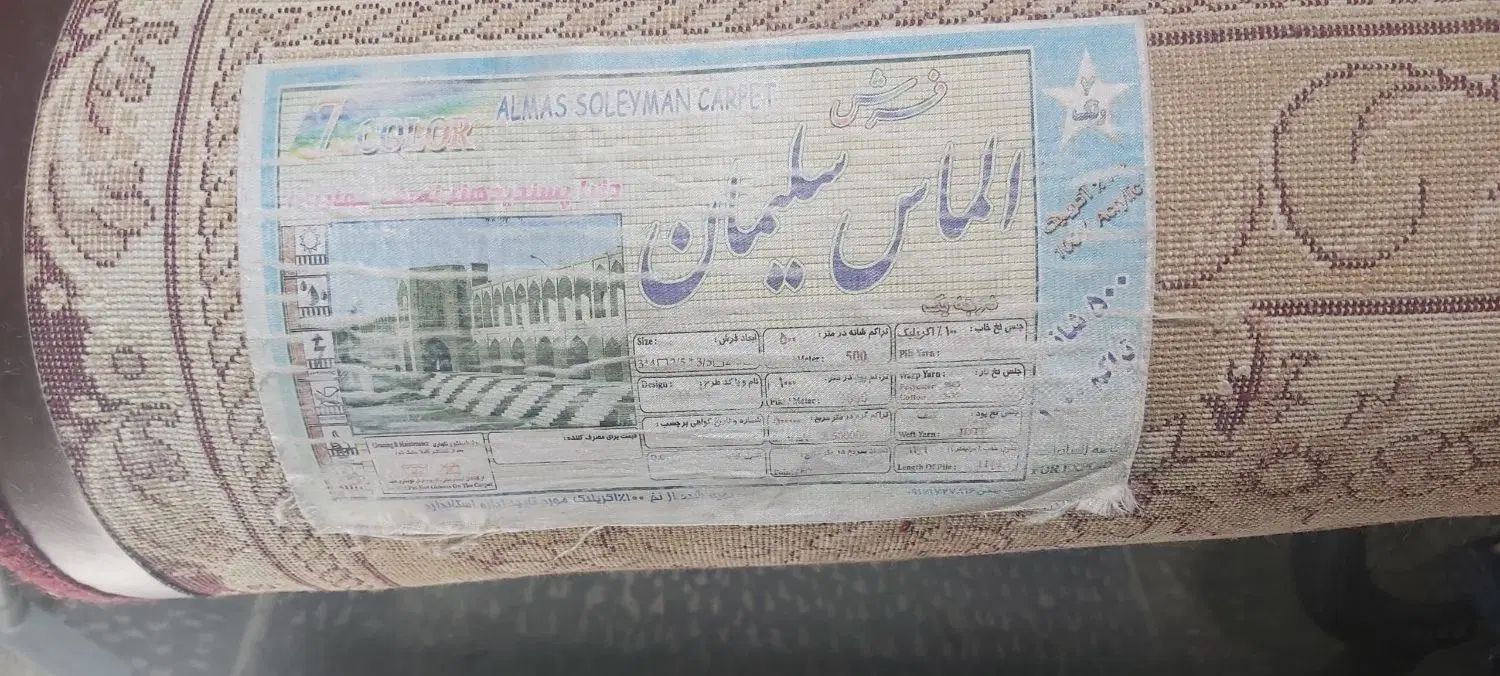 یک جفت فرش ۱۲ متری ماشینی|فرش|اصفهان, نقش جهان|دیوار