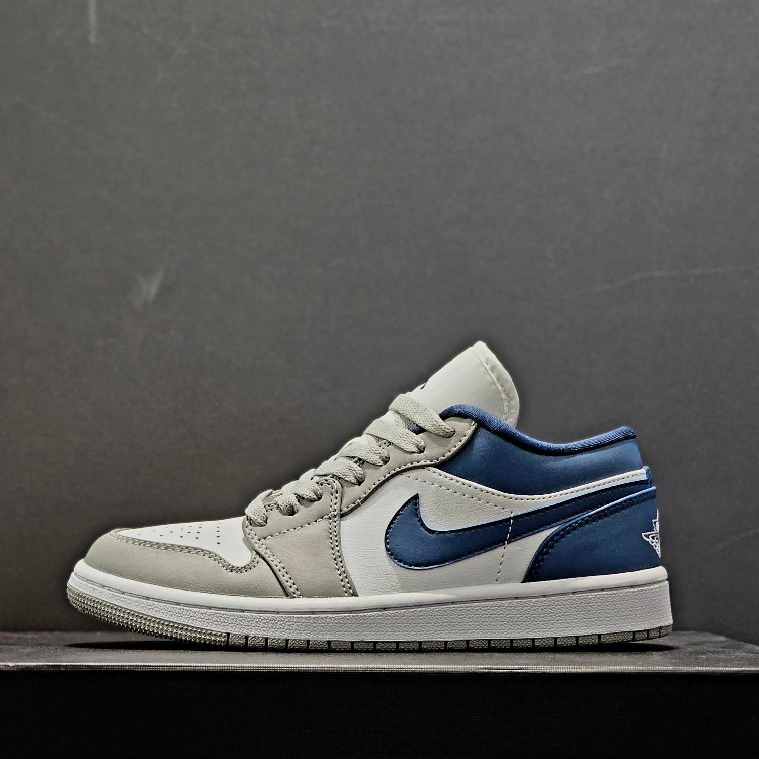 کتونی جردن ۱ طوسی پشت سرمه ای کلاسیکG|کیف، کفش، کمربند|تهران, پرستار|دیوار