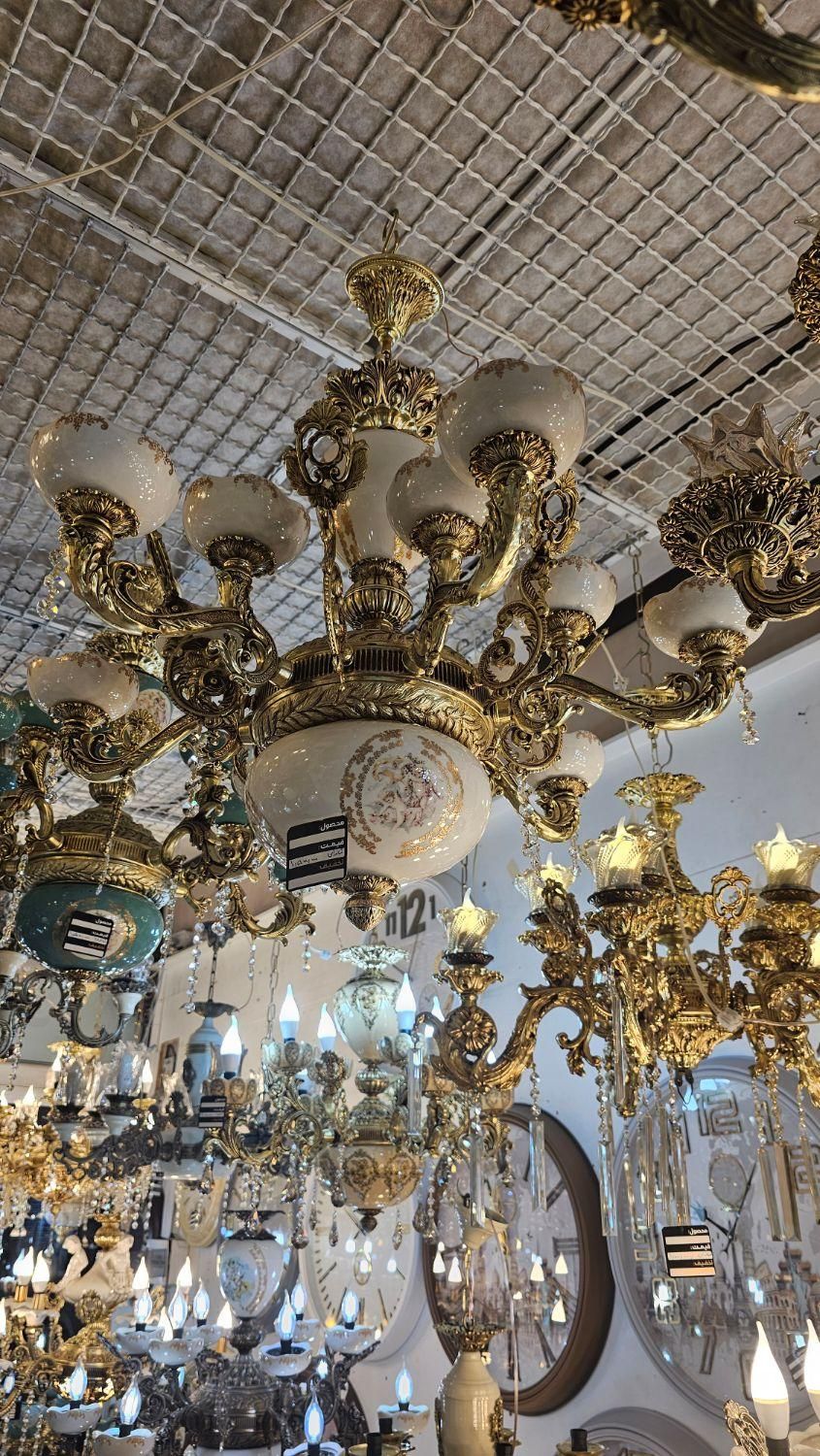 لوتوس کریستالی|لوستر و چراغ آویز|مشهد, شهرک رازی (شهرک غرب)|دیوار