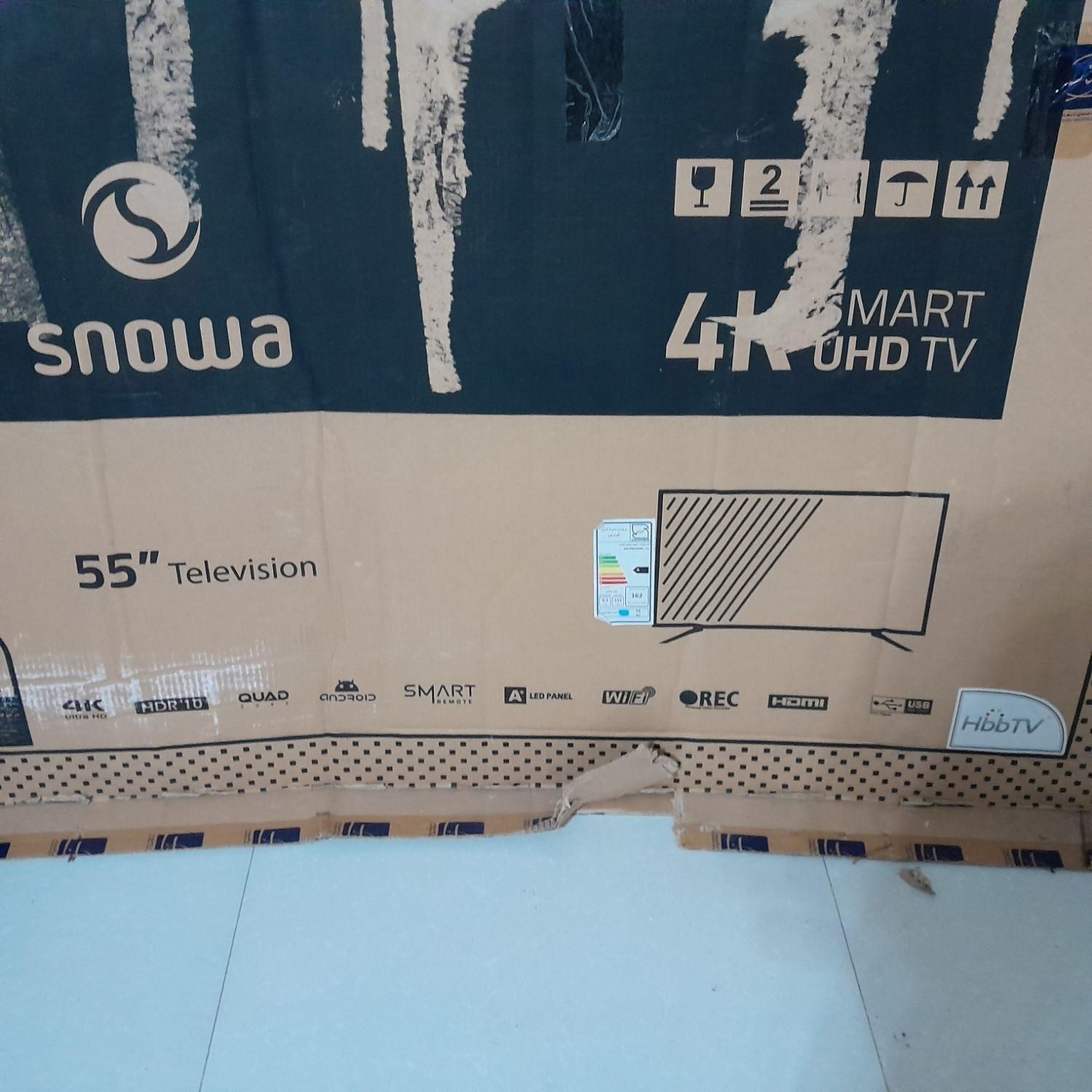تلوزیون 55اینچ اسنوا  4k smart uhd|تلویزیون و پروژکتور|تهران, خانی‌آباد|دیوار