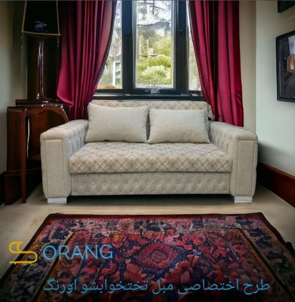 مبل تختخوابشو تخت خوابشو تخت خوابشو اورنگ طرح چستر|مبلمان خانگی و میز عسلی|مشهد, الهیه|دیوار