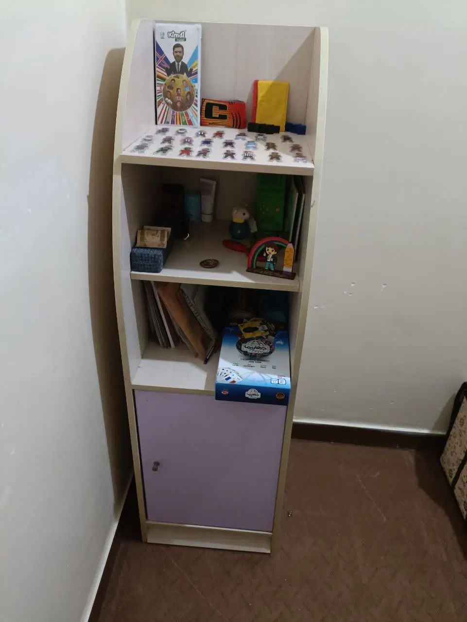تخت دو طبقه ام دی اف ترک جادار به همراه کتابخانه|تخت و سرویس خواب|امیدیه, |دیوار