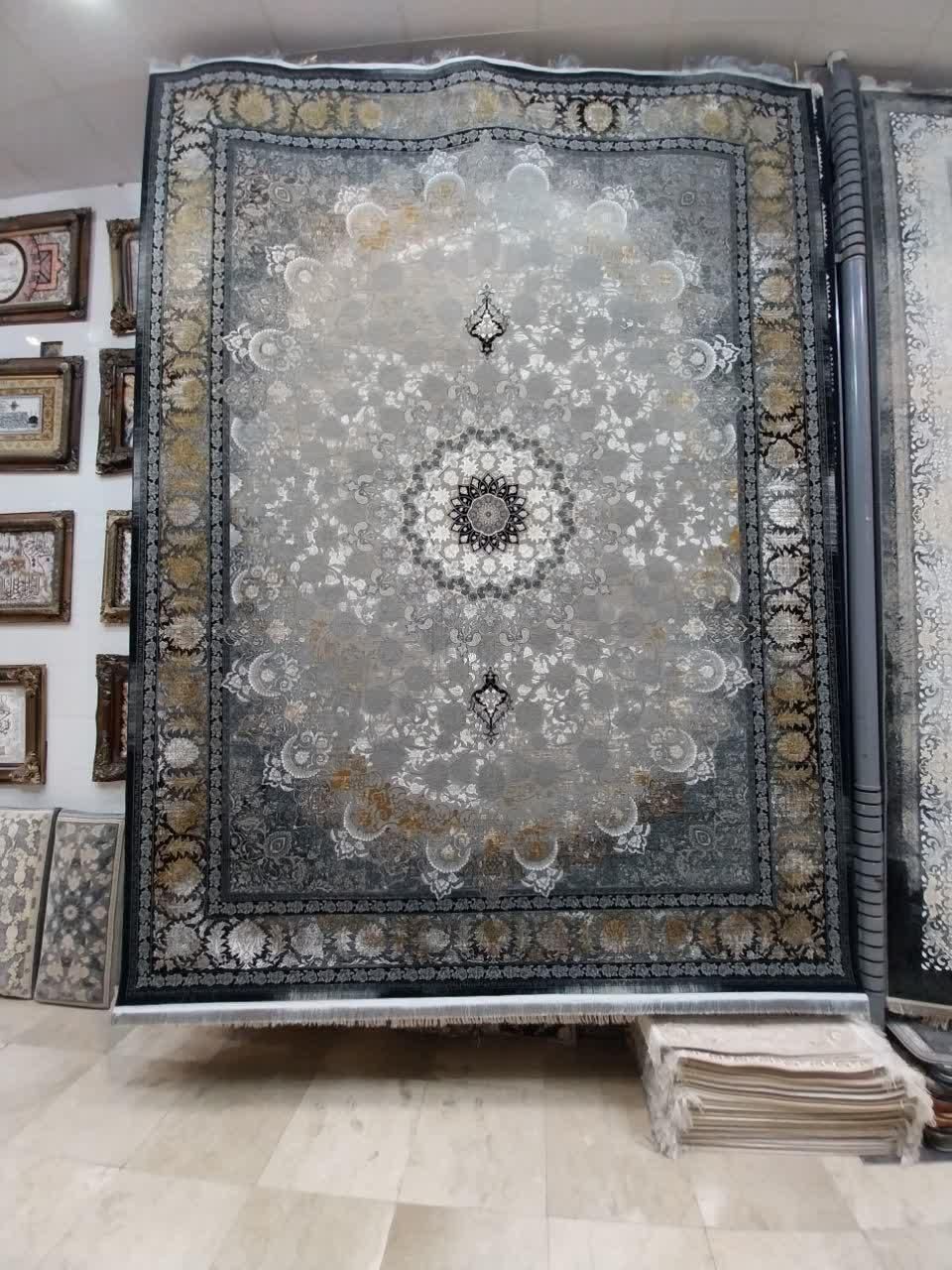 فرش کارن ۹ متری الماس نشان کاشان ۷۰۰ شانه|فرش|مشهد, امیر|دیوار