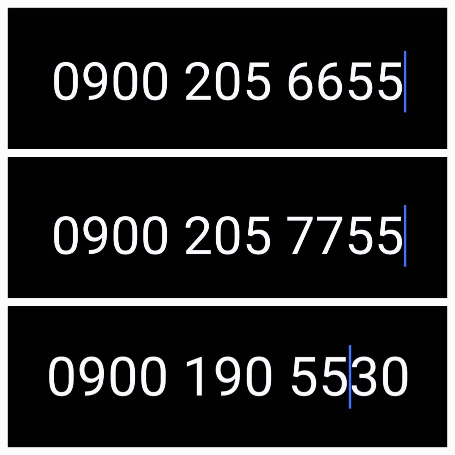 ۳ عدد سیم کارت صفر و رند ، دایمی (0900)|سیم‌کارت|تهران, تهرانسر شمالی|دیوار