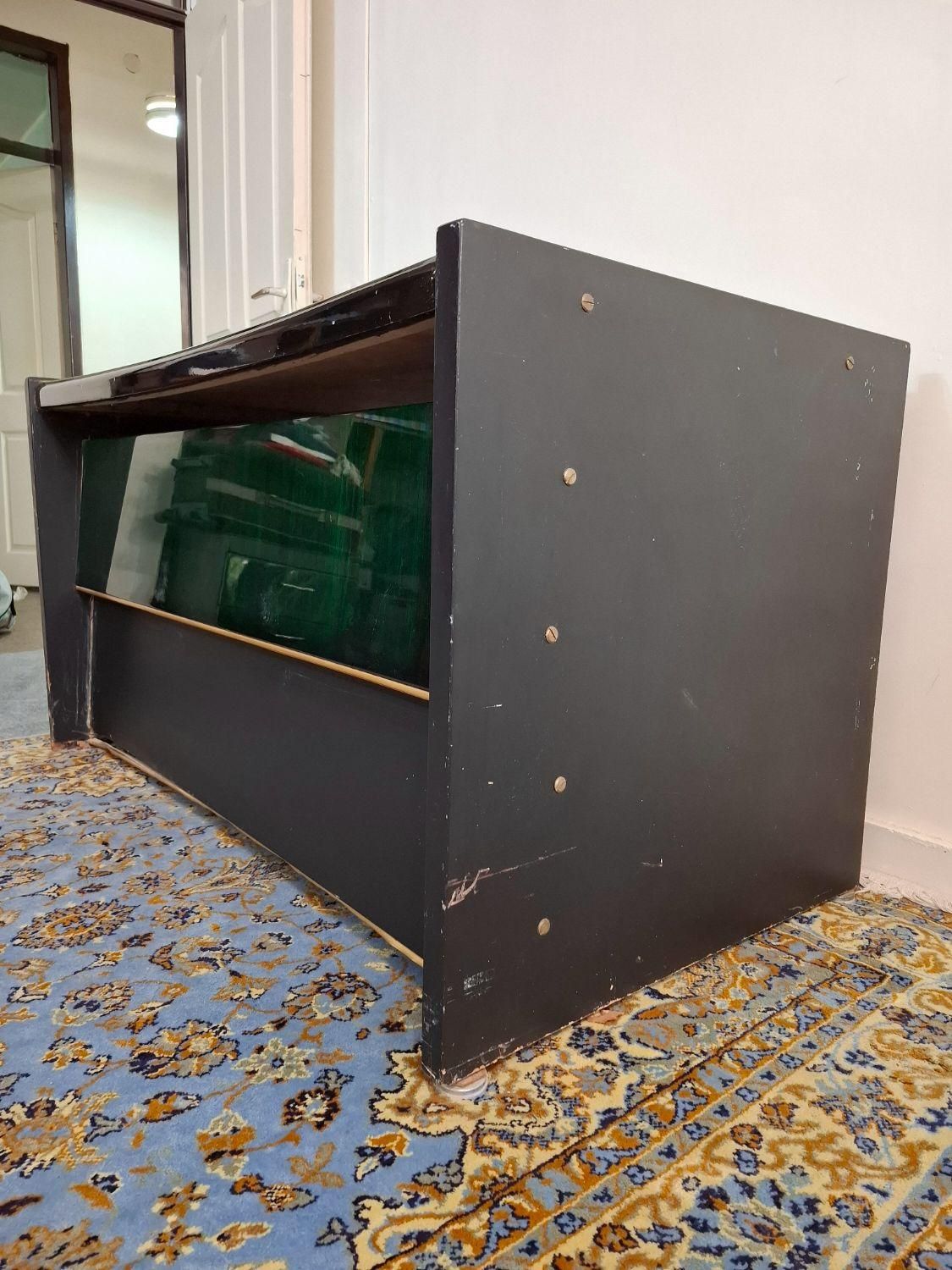 میز تحریر چوبی مشکی|میز تحریر و کامپیوتر|بندرعباس, |دیوار