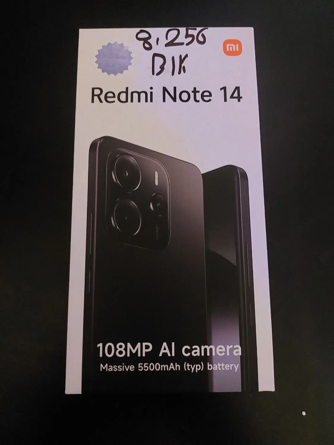 شیائومی 14 Redmi Note با حافظه 256 رام 8 مشکی|موبایل|تهران, خزانه|دیوار