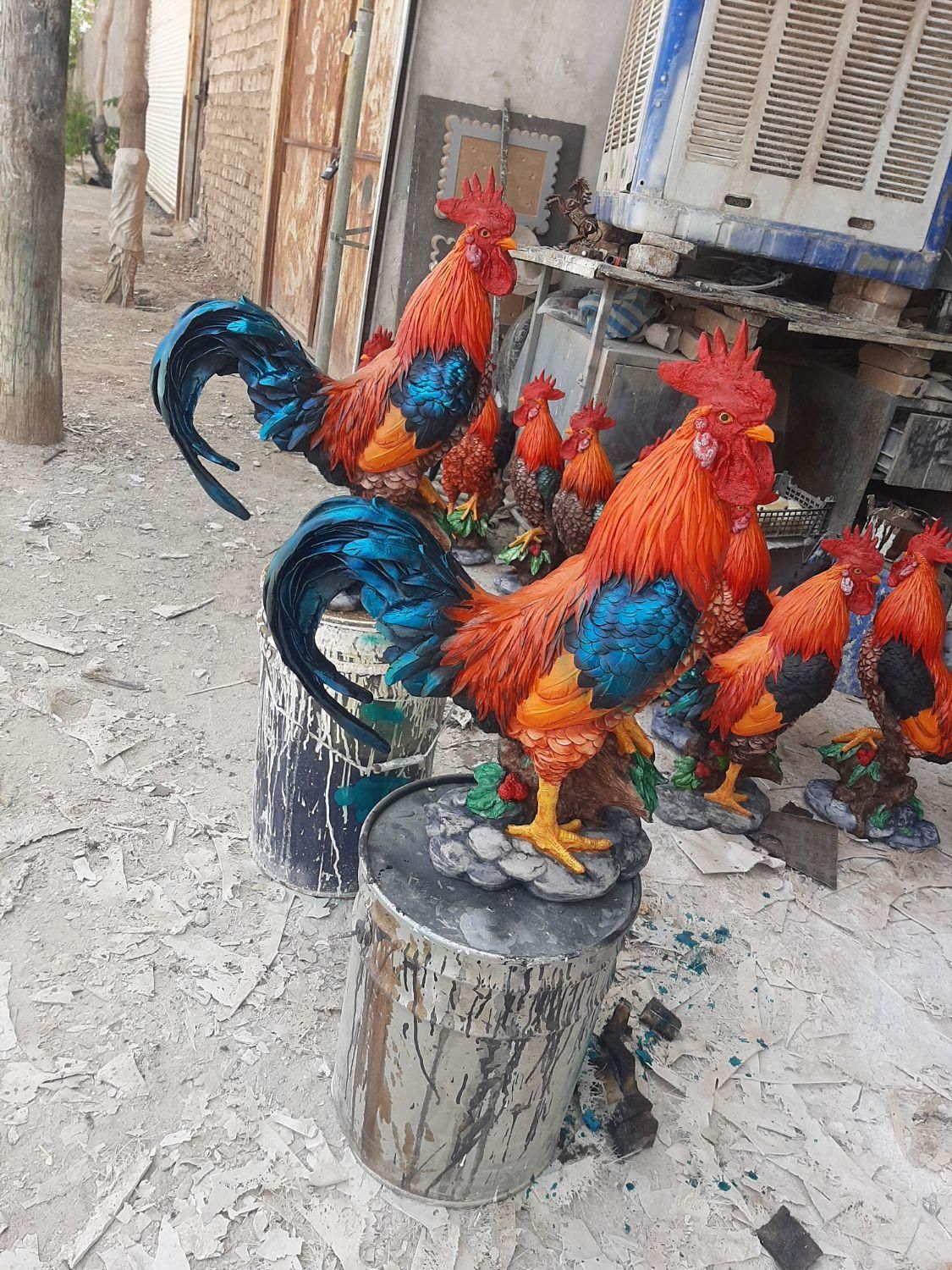 مجسمه خروس ( مجسمه سازی اطمانی)|مجسمه، تندیس، ماکت|مشهد, نوید|دیوار