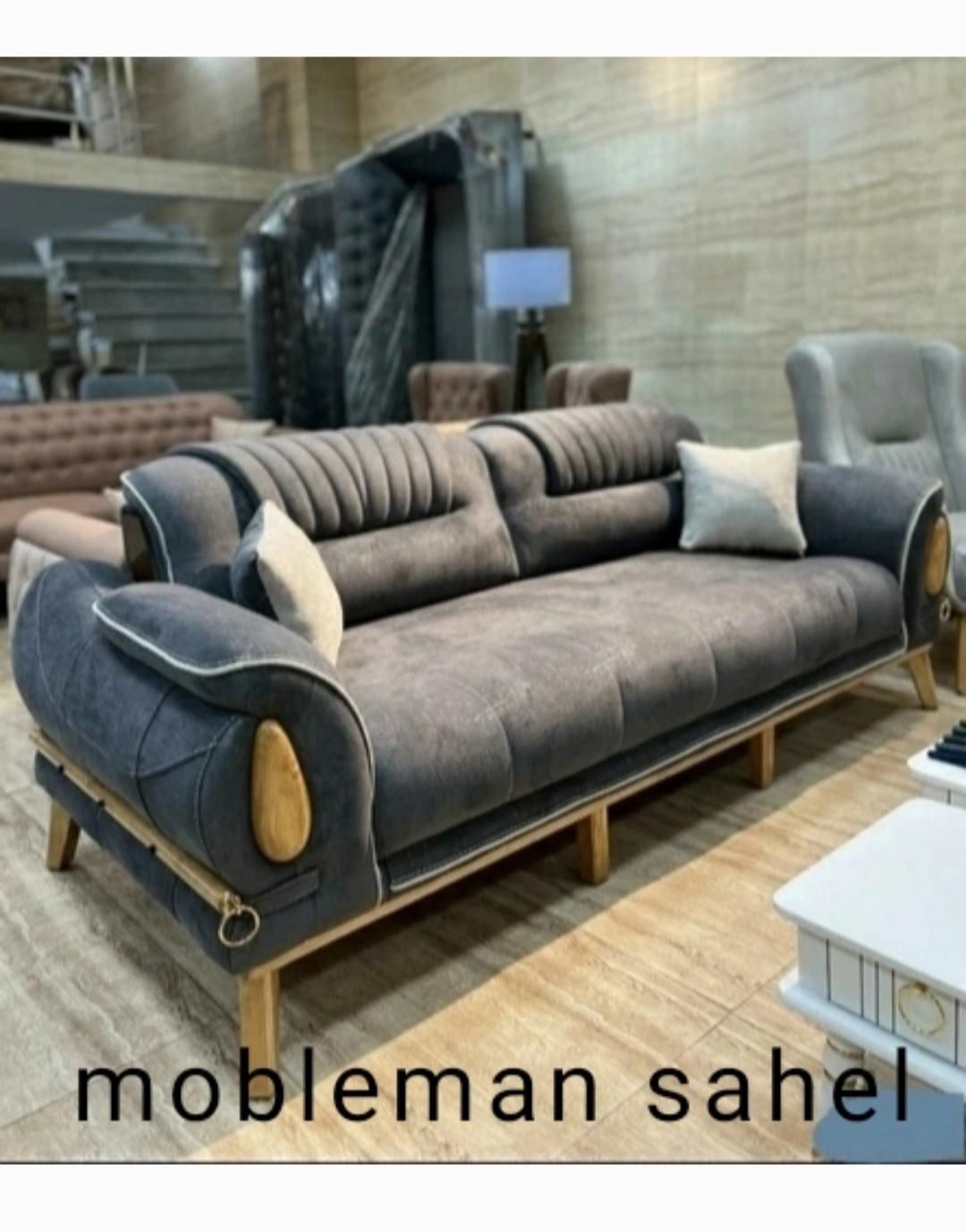 مبل لنچر سبک پینترسی8نفره مکانیز آماده تحویل اقساط|مبلمان خانگی و میز عسلی|هشتگرد, شهرک وحدت|دیوار