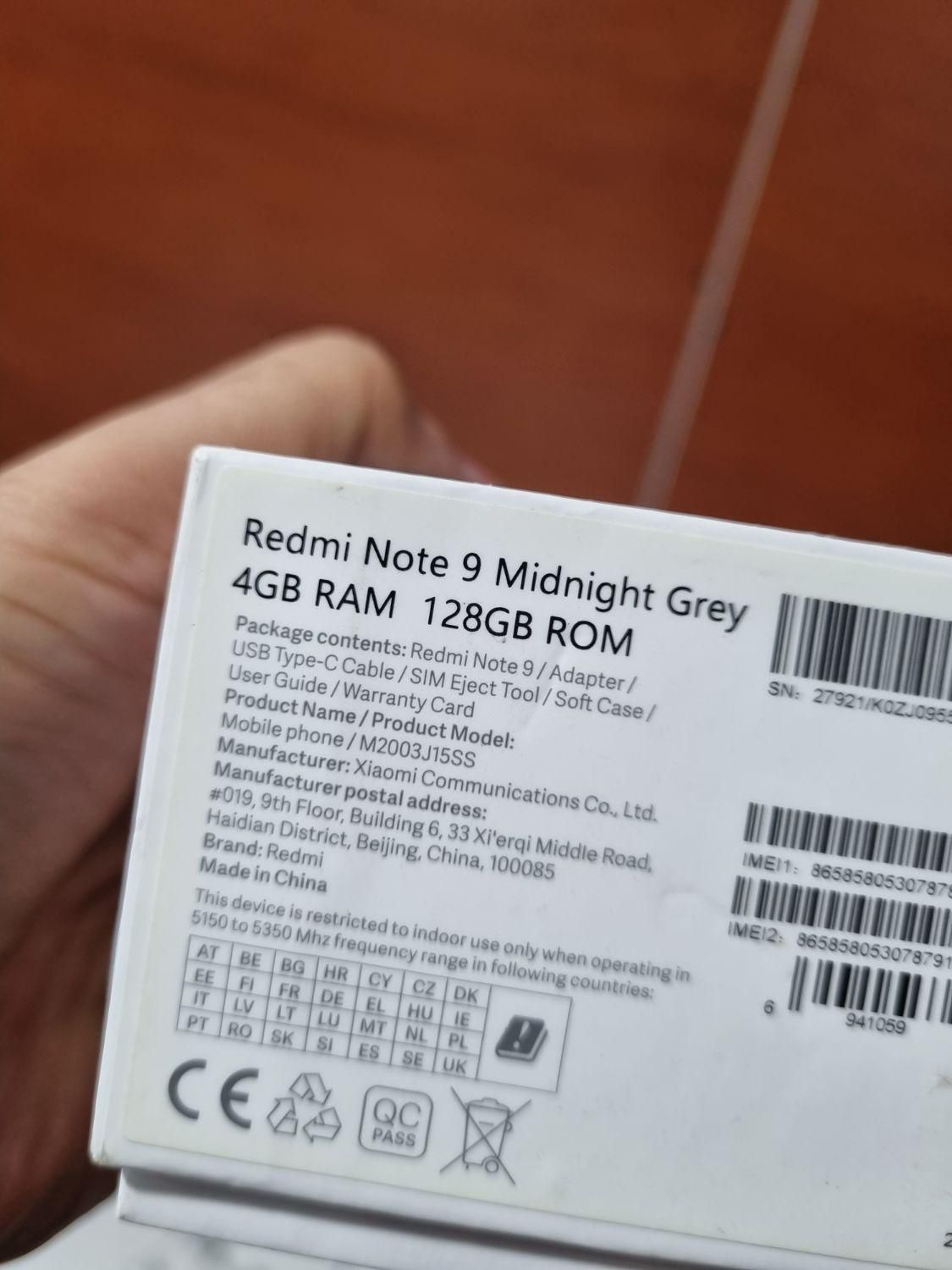 شیائومی Redmi Note 9 ۱۲۸ گیگابایت|موبایل|تهران, اوقاف|دیوار