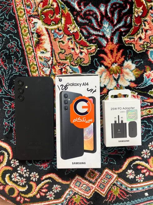 گوشی سامسونگ Galaxy A14 حافظه ۱۲۸ رم ۶ همراه شارژر|موبایل|تهران, مشیریه|دیوار