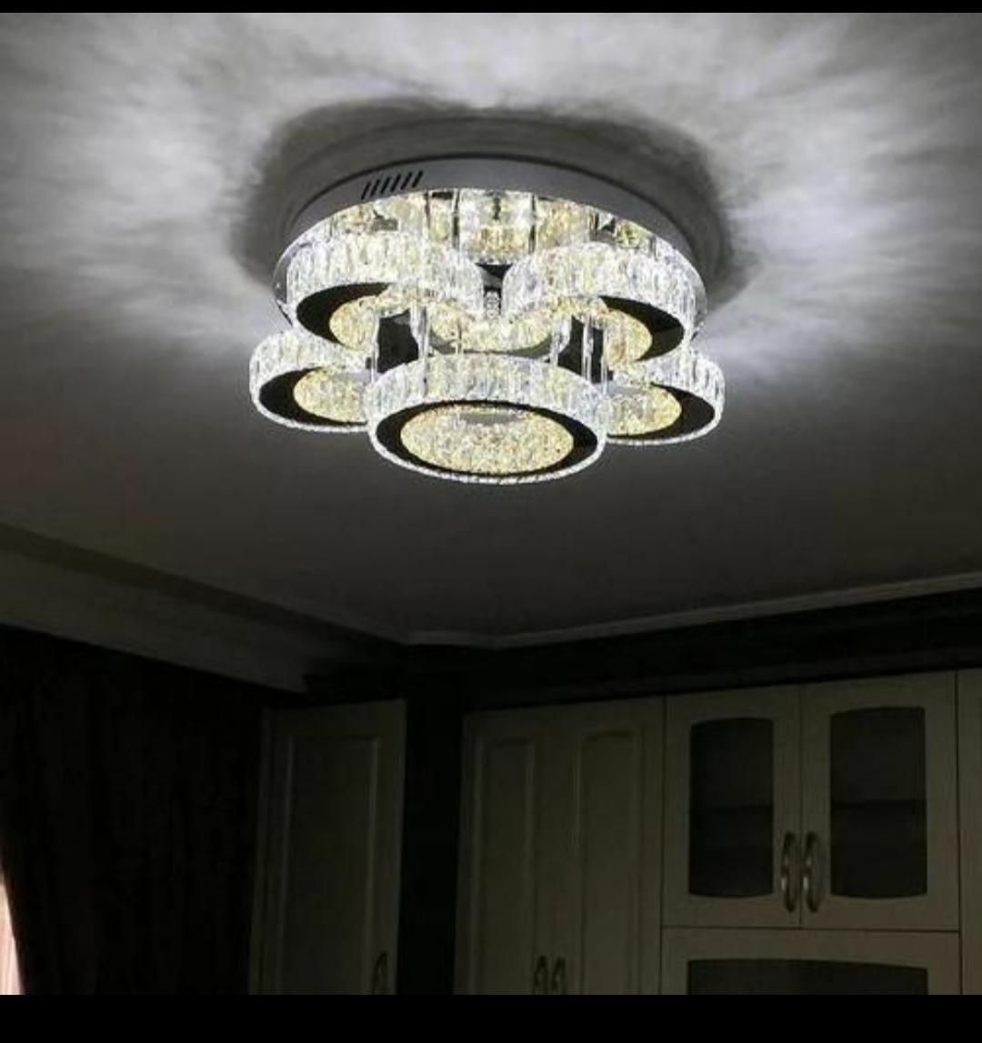 لوستر الماس.کهکشانی سقفی شکوفا.AC light|لوستر و چراغ آویز|تهران, سنگلج (شاپور)|دیوار