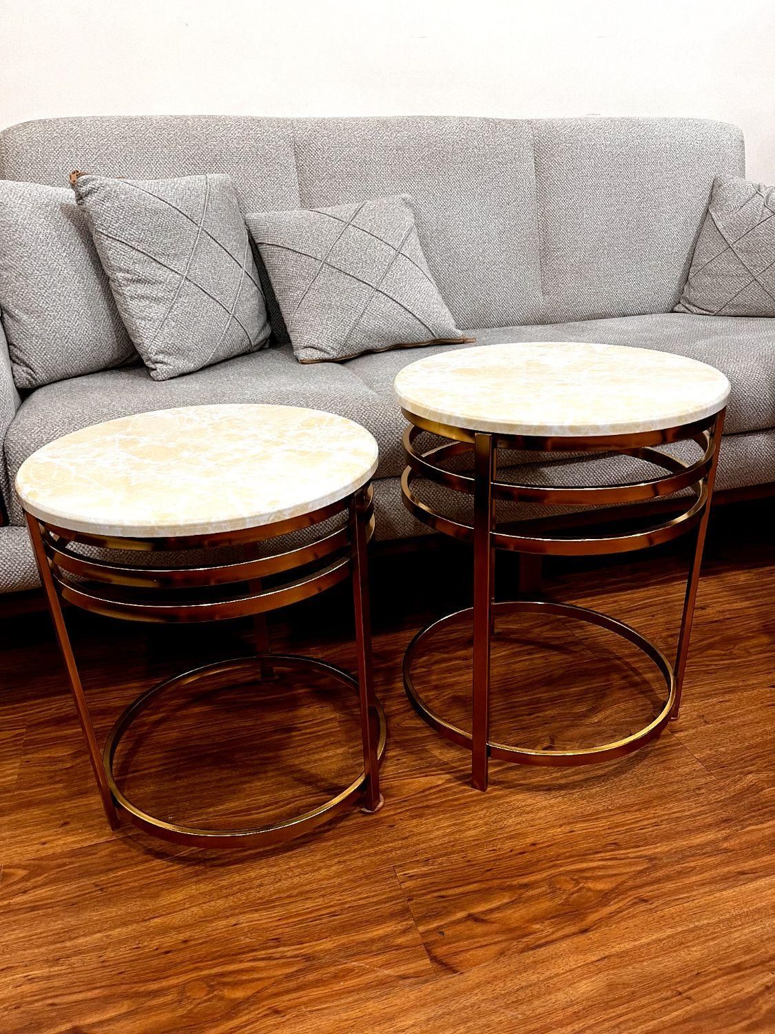 یک عدد میز جلو مبلی به همراه دو عدد عسلی|مبلمان خانگی و میز عسلی|اهواز, زیتون کارمندی|دیوار