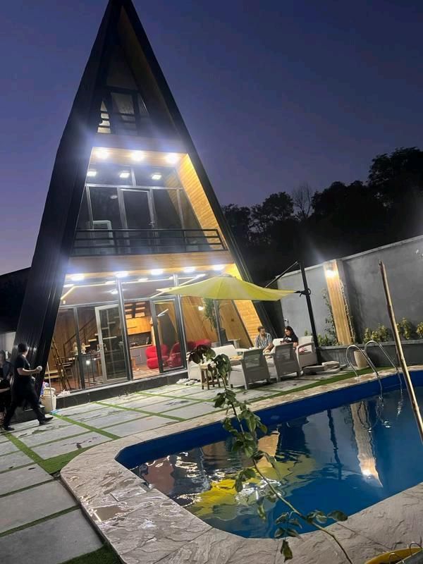 کلبه سوئیسی تریبلکس ۲۵۰ متر ۱۰۰ متر بنا|فروش خانه و ویلا|رودهن, |دیوار