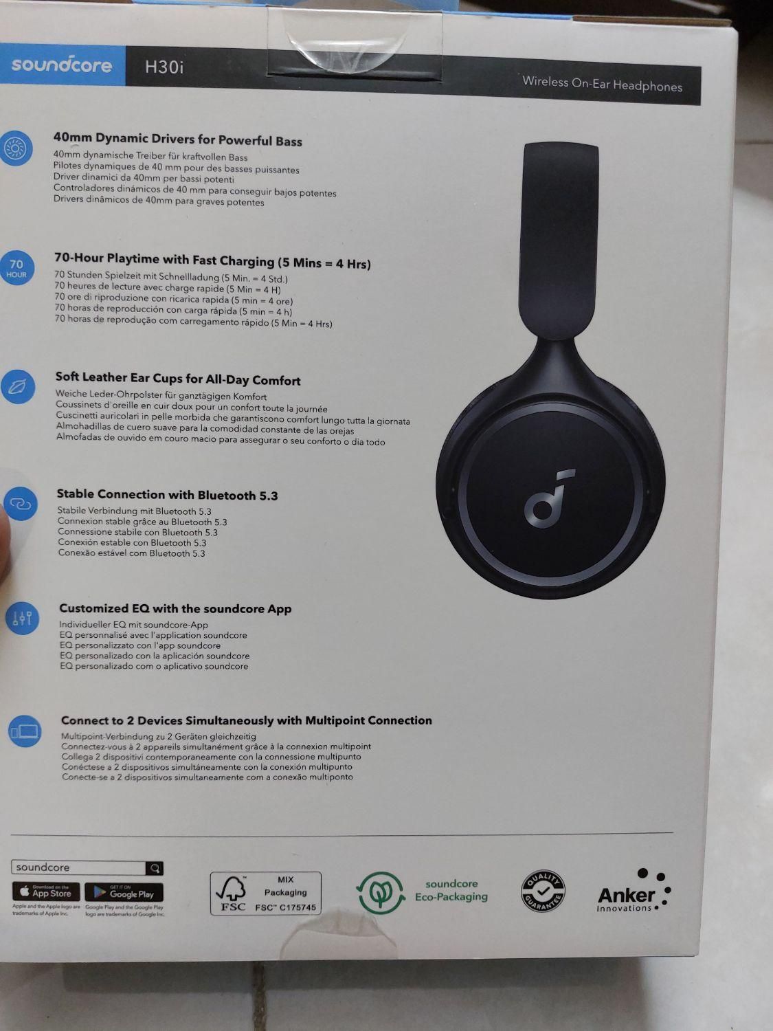 هدفون انکر مدل H30i|لوازم جانبی موبایل و تبلت|اصفهان, باغ کاران|دیوار