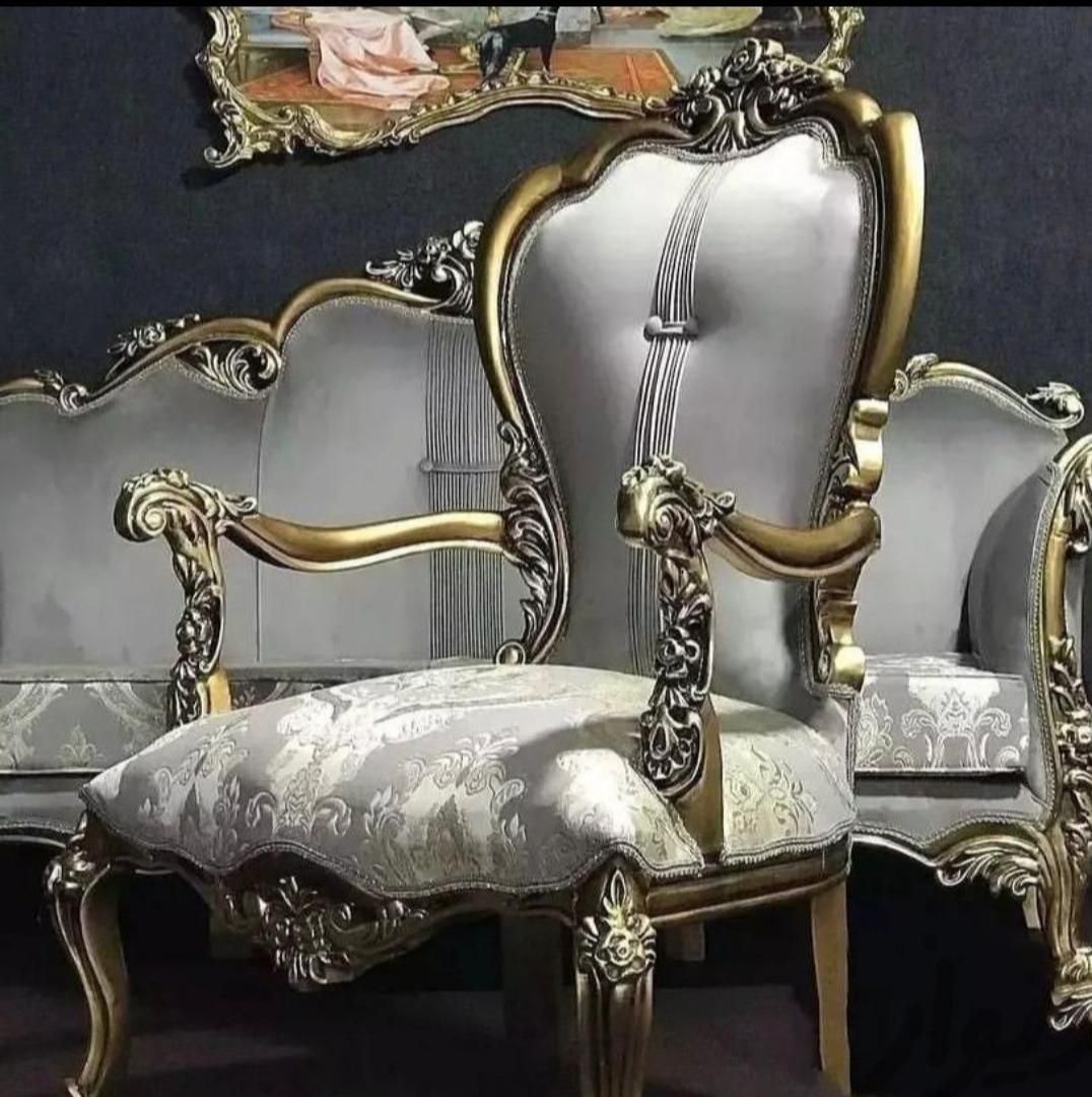 مبل آراد مدل سلطنتی استیل ورق طلا|مبلمان خانگی و میز عسلی|تهران, یافت آباد جنوبی|دیوار