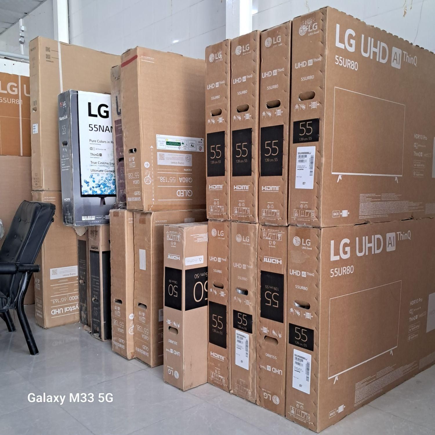 ال ای دی ۵۵ اینچ سامسونگ تولید ۲۰۲۵|تلویزیون و پروژکتور|شیراز, ده پیاله|دیوار