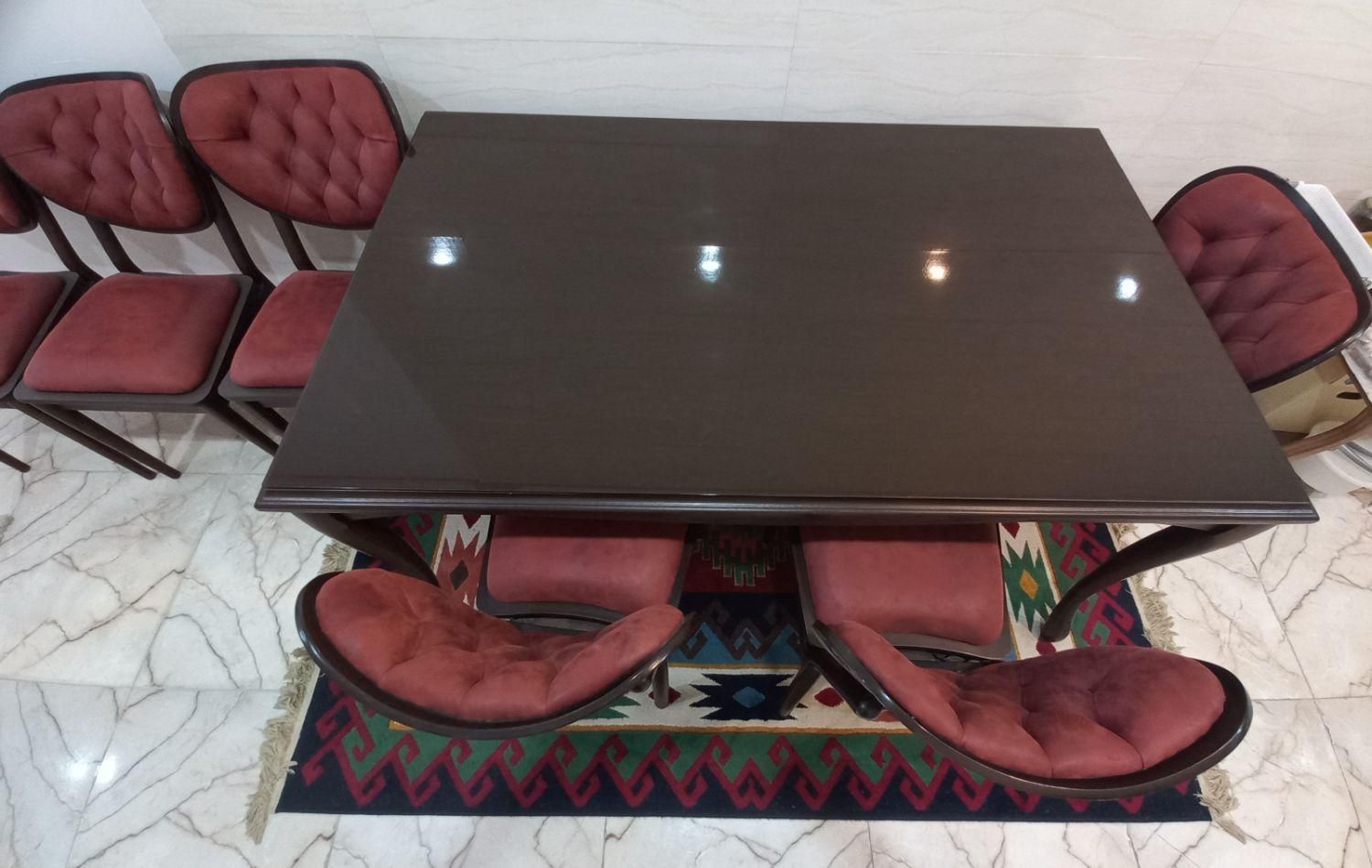 میز ناهار خوری ۶ نفره|میز و صندلی غذاخوری|خرمشهر, |دیوار