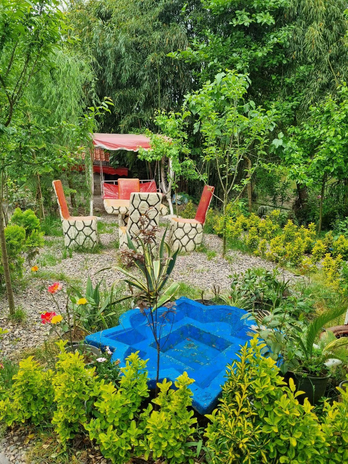 ویلا کنار رودخانه تاب باغی وباربیکیو وجا ماهیگیری|اجارهٔ کوتاه‌مدت ویلا و باغ|رودبنه, |دیوار