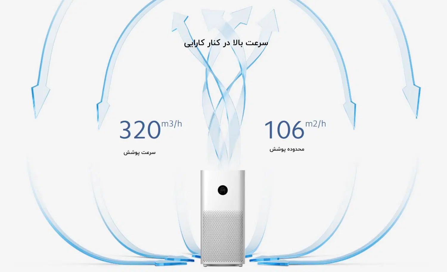 دستگاه تصفیه هوا شیائومی Mi Air Purifier 3C|پنکه و تصفیه‌کنندهٔ هوا|تهران, پاسداران|دیوار
