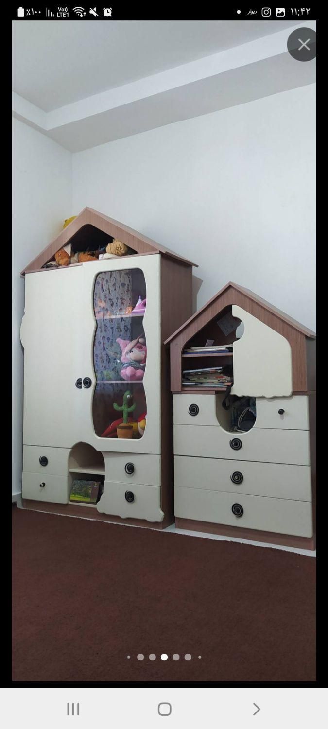 سرویس خواب کودک و نوجوان اسنوپی|تخت و سرویس خواب|ایلام, |دیوار