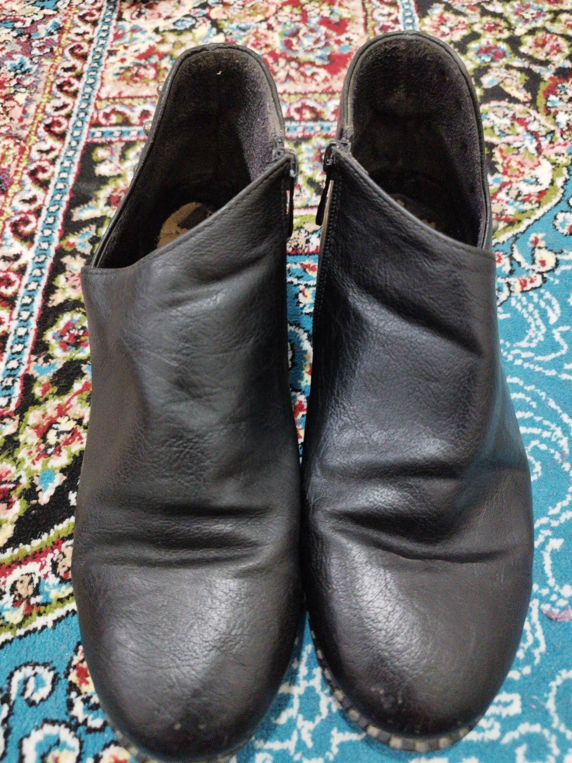 کفش نیم  بوت چرم|کیف، کفش، کمربند|زاهدان, |دیوار