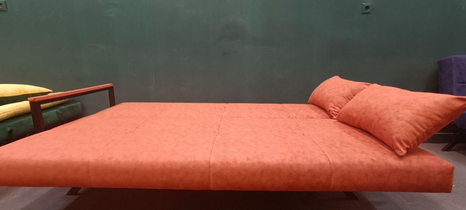 مبل راحتی تخت خواب شو تختخوابشو چرم|مبلمان خانگی و میز عسلی|مشهد, گلبرگ شمالی|دیوار