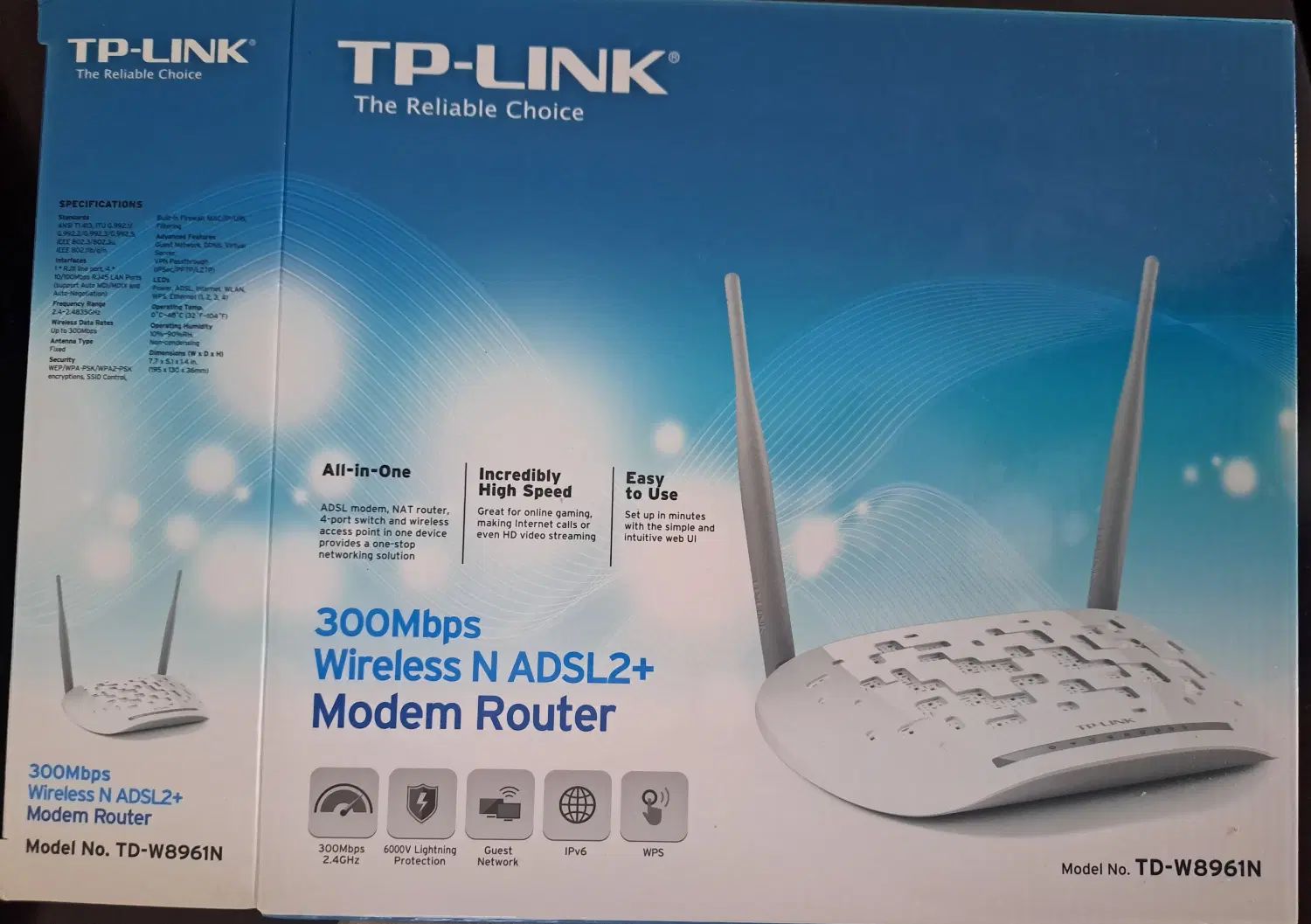مودم Tp link 8961 تی پی لینک|مودم و تجهیزات شبکه|تهران, سعادت‌آباد|دیوار