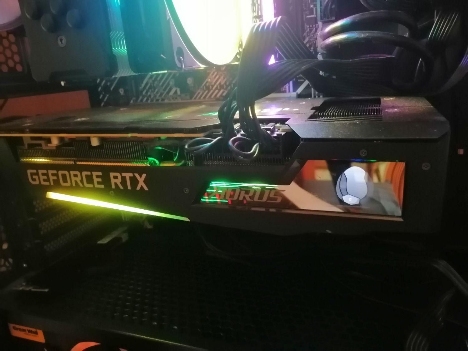 RTX AOUROS MASTER 3070 8 gig DDR6 GIGABYTE|قطعات و لوازم جانبی رایانه|تهران, نجات اللهی|دیوار