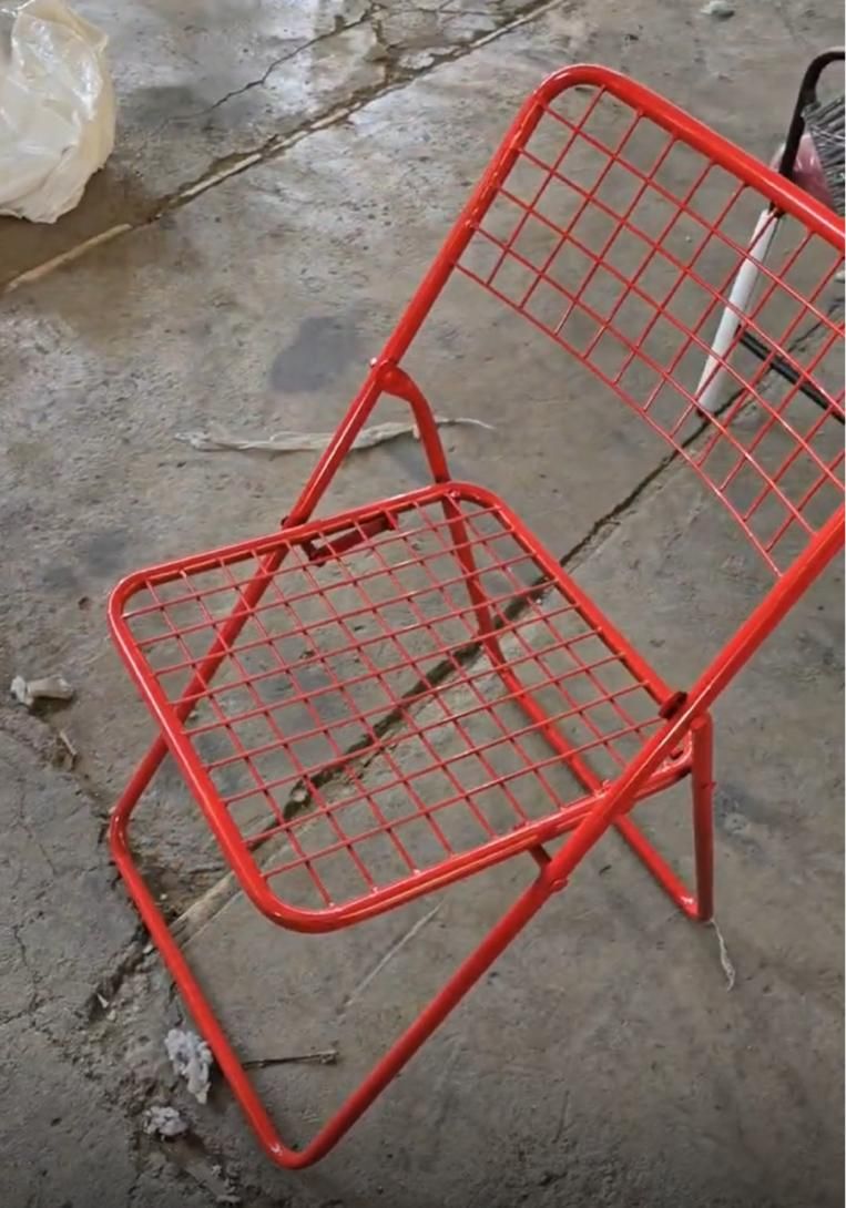 صندلی تاشو فلزی فضای باز کافه جگرکی بستنی فروشی|کافی‌شاپ و رستوران|ری, صالح‌آباد شرقی|دیوار