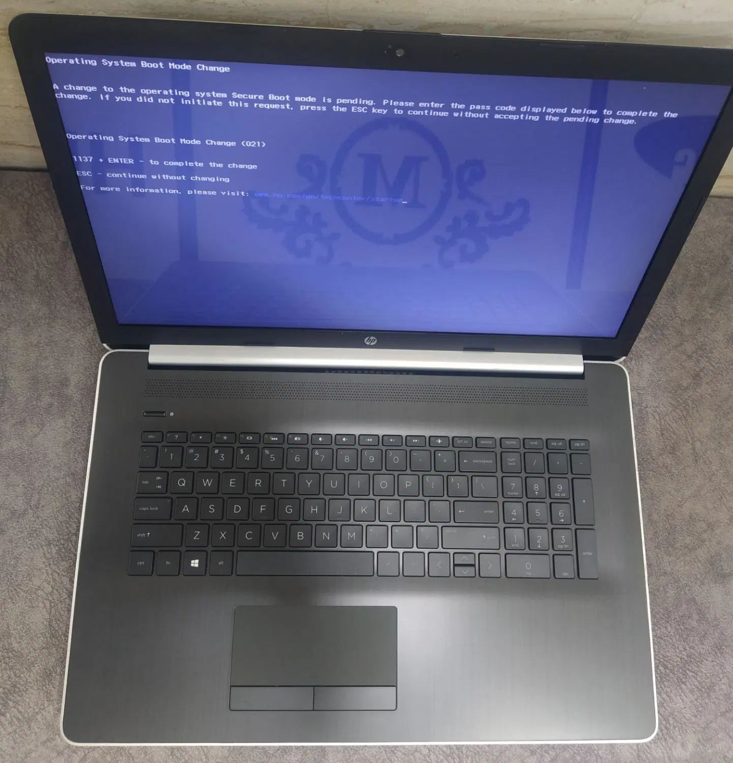 لپ تاپ 17 اینچ hp|رایانه همراه|کرج, شاهین‌ویلا|دیوار