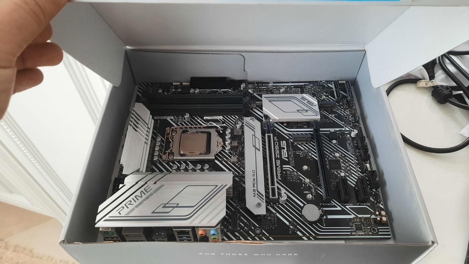 باندل مین Z590p و CPU Corei7 10700|قطعات و لوازم جانبی رایانه|تهران, نارمک|دیوار