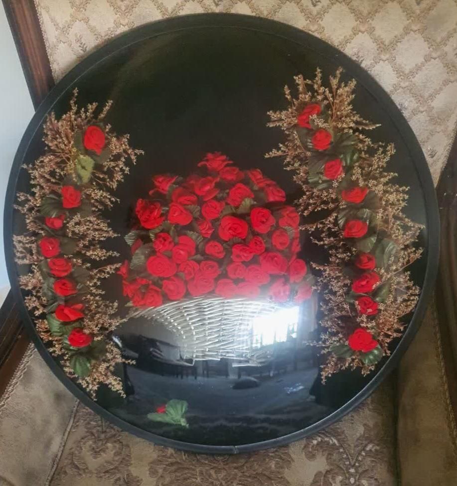 قاب گل رز|تابلو، نقاشی، عکس|اصفهان, جاوان|دیوار
