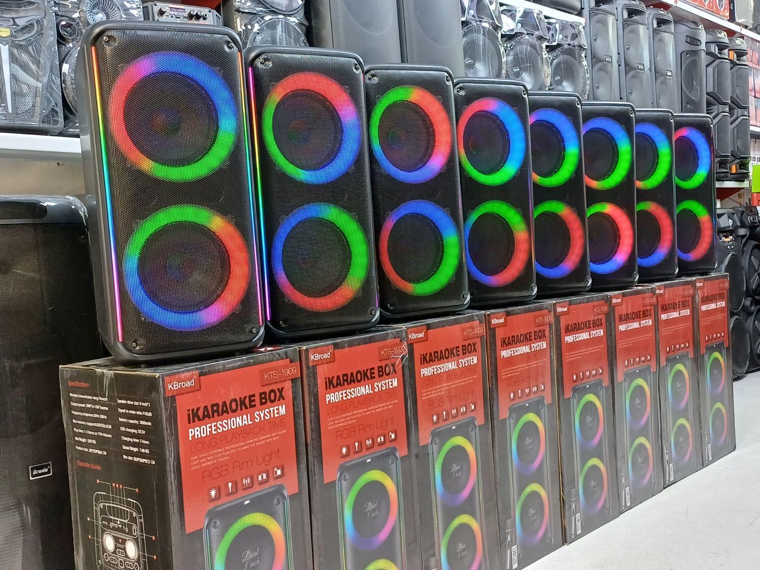 اسپیکر بیس دار KTS 1909 عمده (( آراز مارکت ))|سیستم صوتی خانگی|زنجان, |دیوار