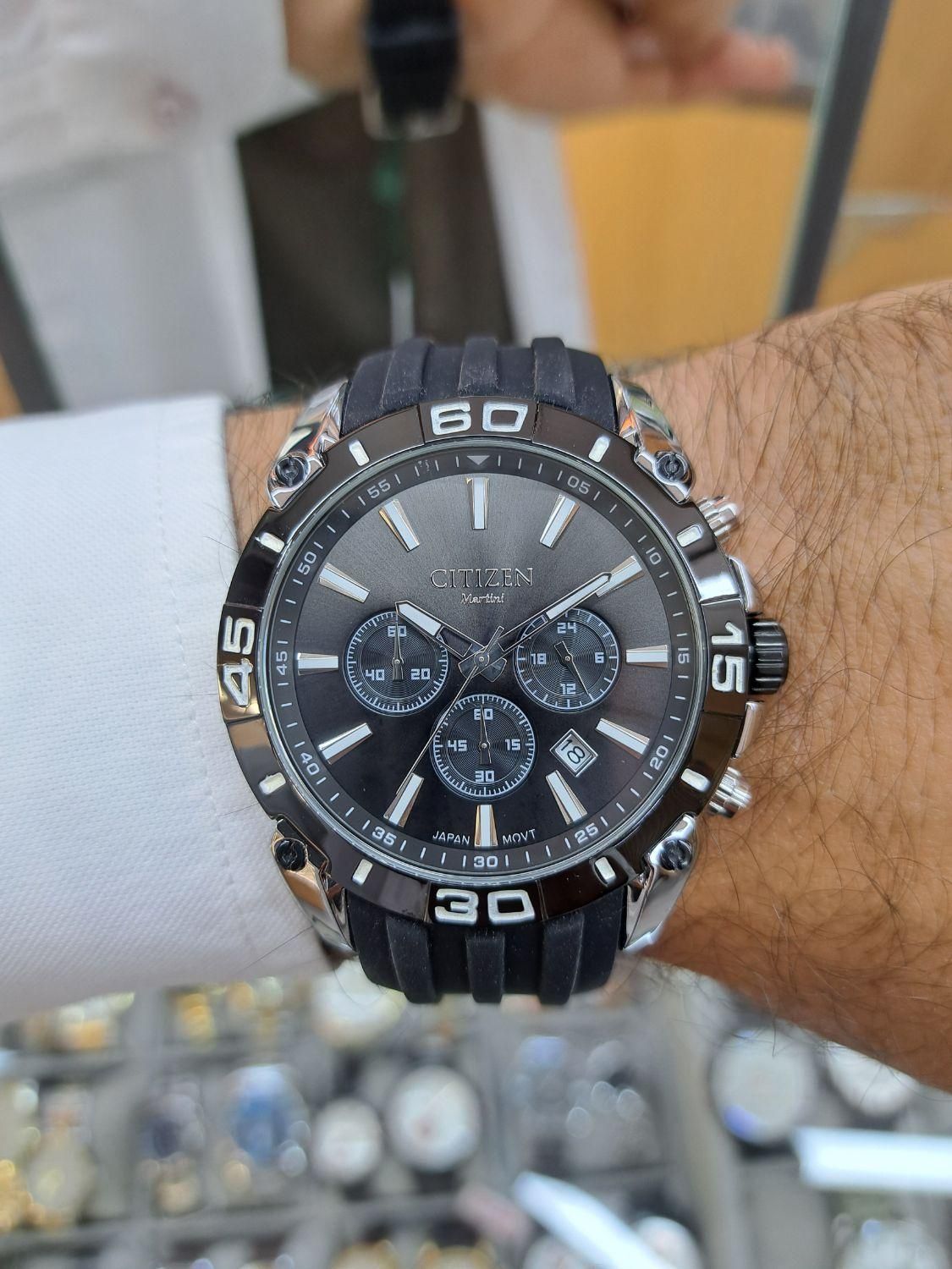 ساعت سیتیزن مارتینی سه موتور فعال کرنو بند رابر|ساعت|اصفهان, قائمیه|دیوار