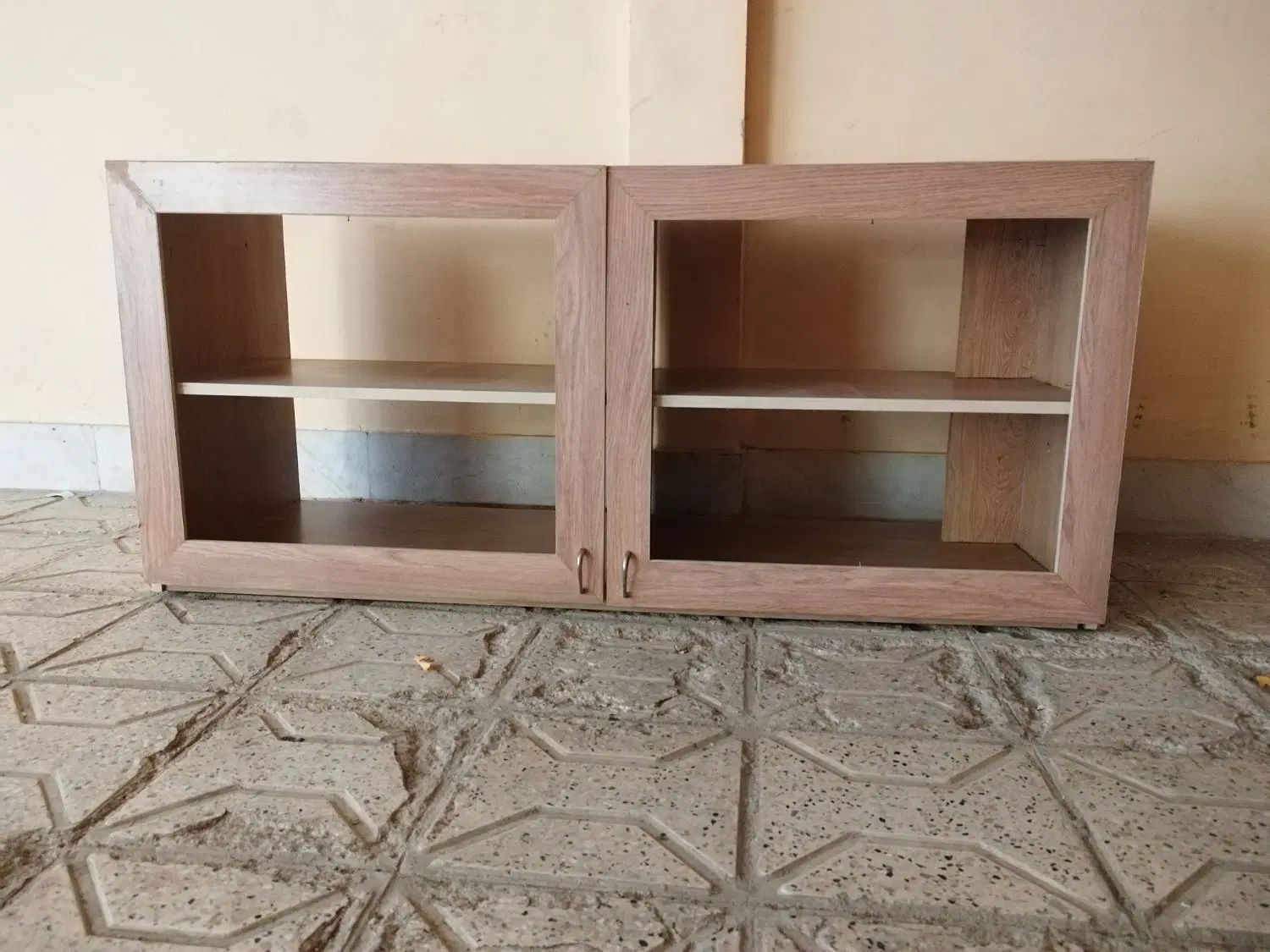کابینت ام دی اف + چوب روس|کتابخانه، شلف، قفسه‌های دیواری|مشهد, فرهنگ|دیوار
