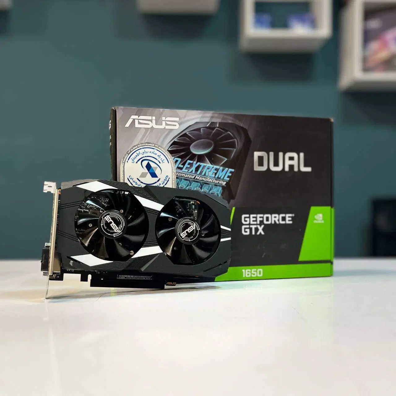گرافیک 1650 مدل ASUS GTX 1650 DUAL 4G|قطعات و لوازم جانبی رایانه|مشهد, راهنمایی|دیوار