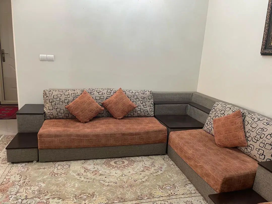 مبل راحتی ال|مبلمان خانگی و میز عسلی|تهران, چوب تراش|دیوار