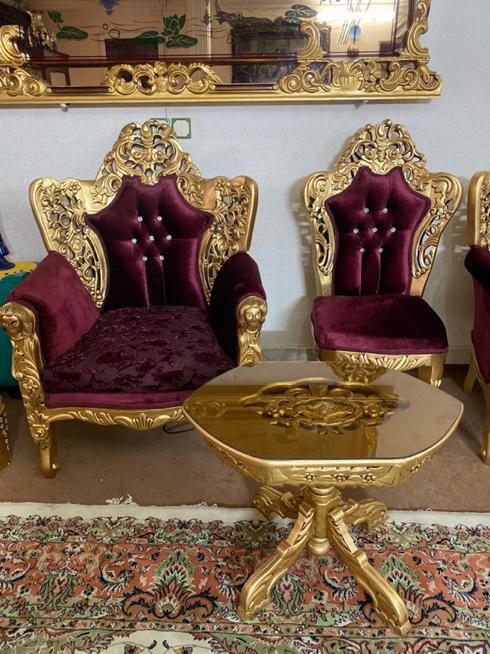 مبلمان ۷ نفره استیل در حد نو|مبلمان خانگی و میز عسلی|مشهد, شهید فرامرز عباسی|دیوار