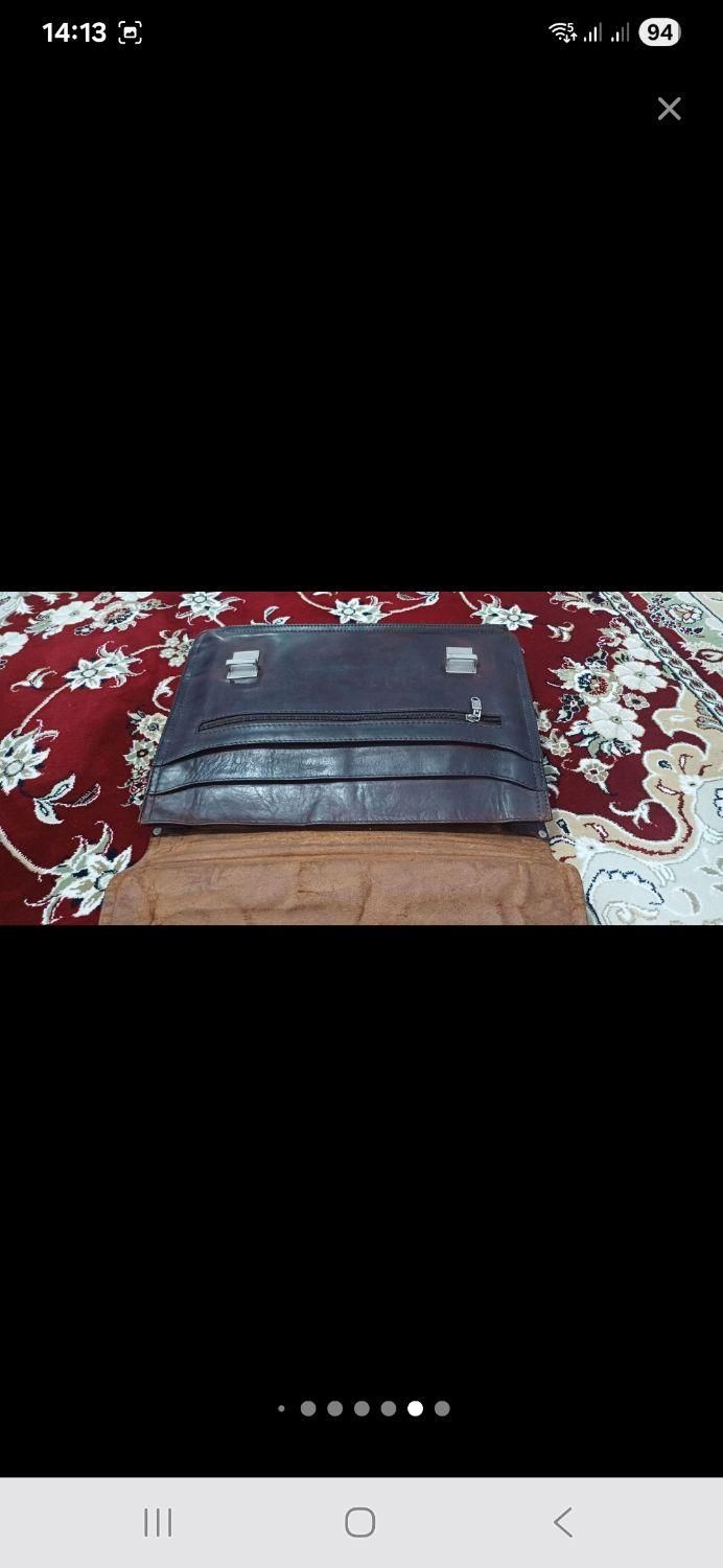 کیف اداری تمام چرم گاوی پارینه چرم|کیف، کفش، کمربند|ایلام, |دیوار