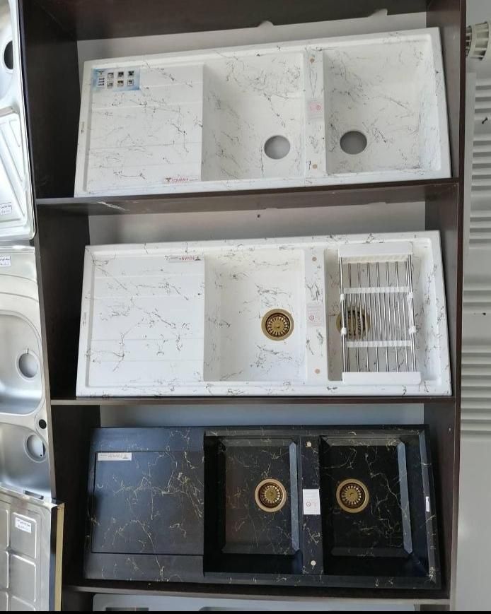 سینک گرانتیتی/سینک گرانیت/با سیفون/شاه کالا|مصالح و تجهیزات ساختمان|سقز, |دیوار