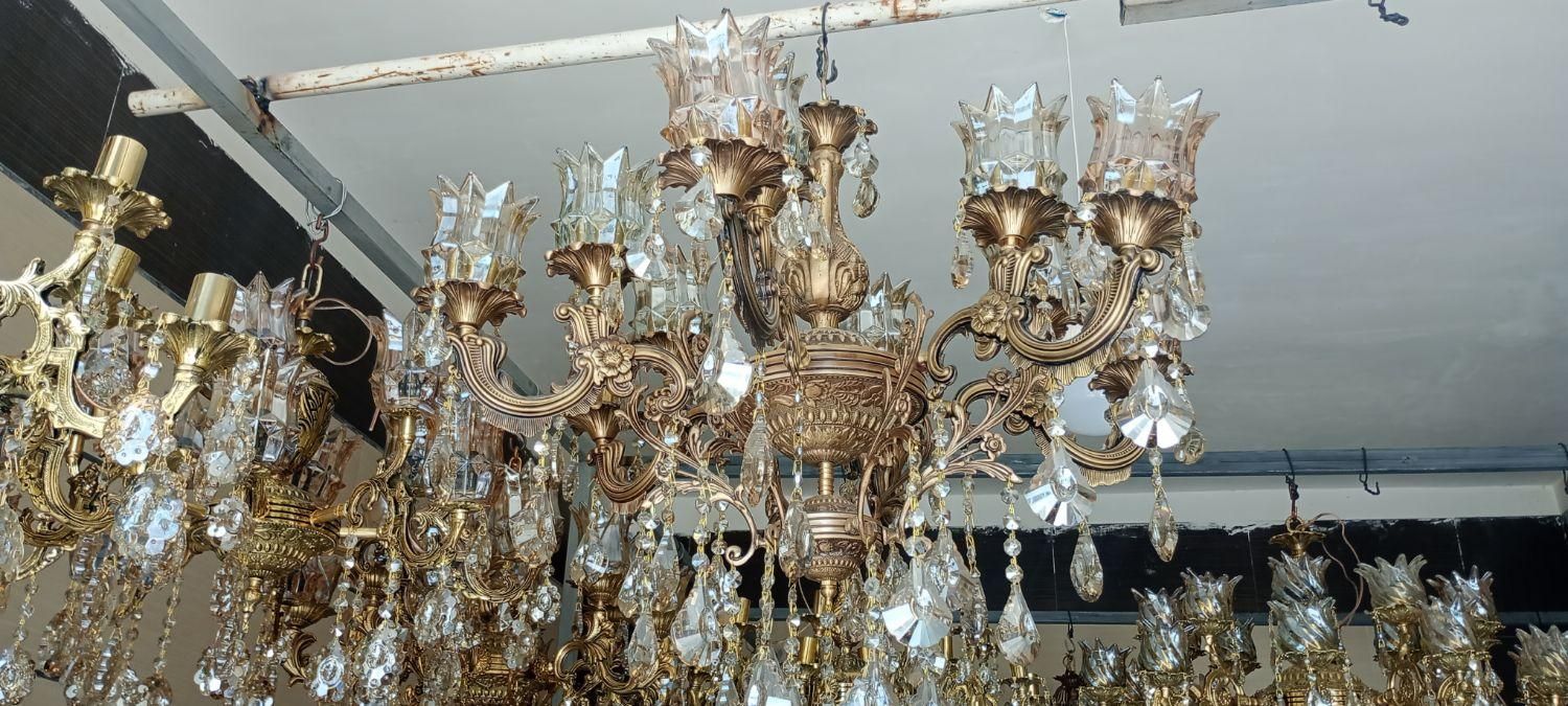 لوستر شاخه رز|لوستر و چراغ آویز|بروجرد, |دیوار