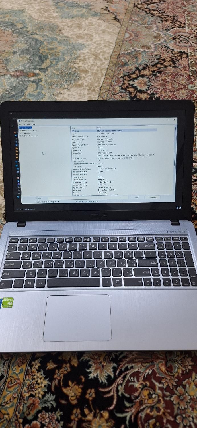 لپ تاپ ایسوس X540lj|رایانه همراه|بانه, |دیوار