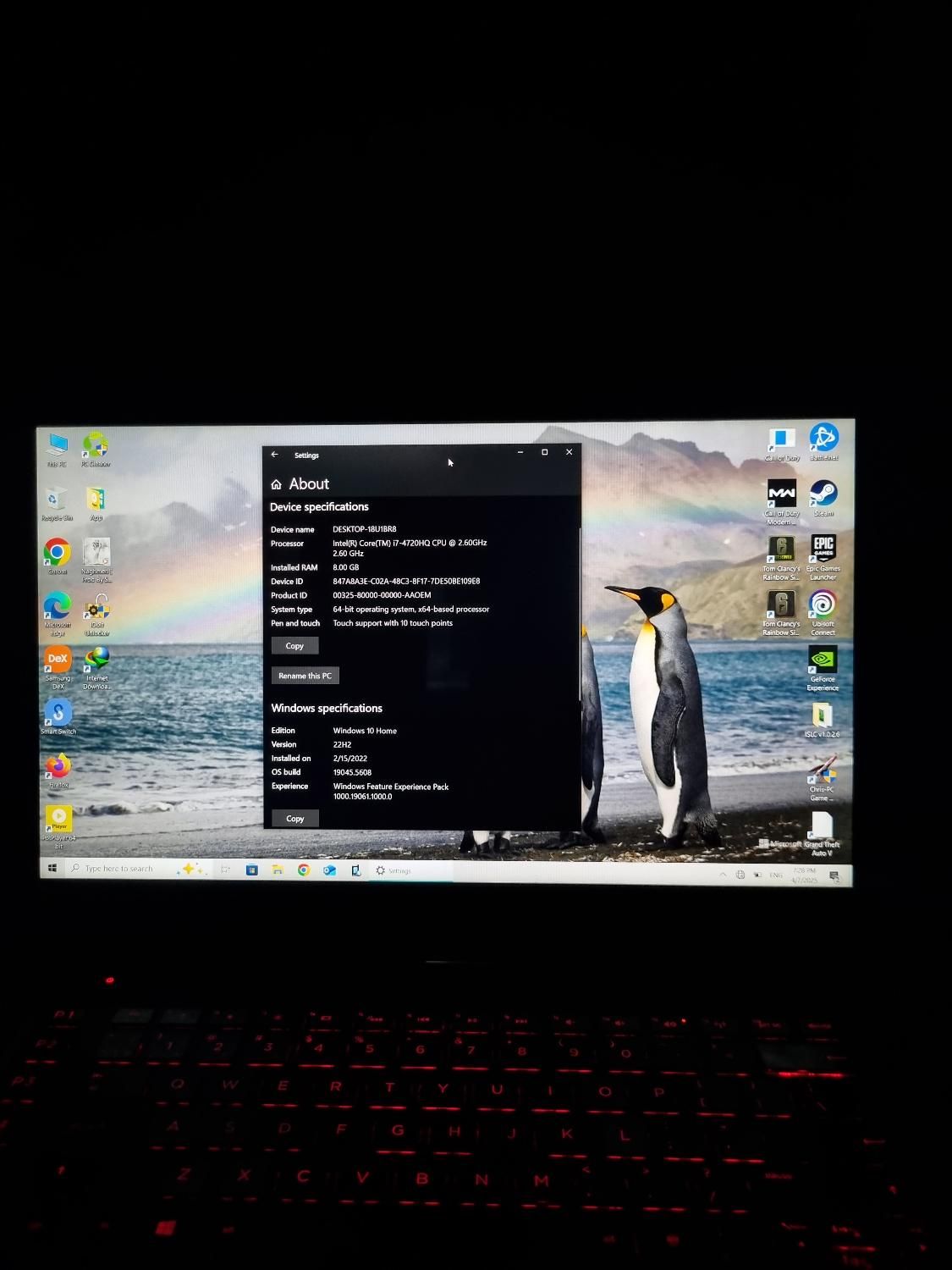 لپ تاپ گیمینگ HP OMEN لمسی|رایانه همراه|اصفهان, مشکین|دیوار