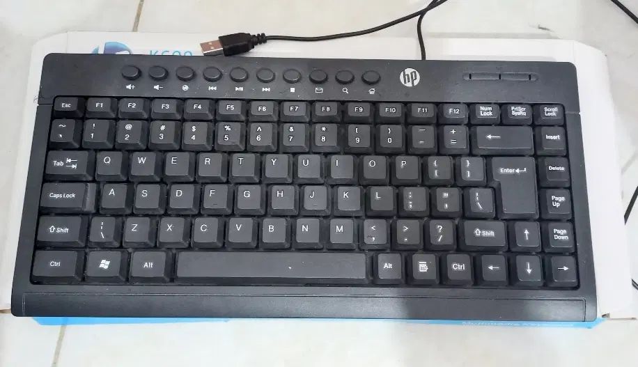 کیبورد مولتی مدیا HP|قطعات و لوازم جانبی رایانه|رشت, دیلمان|دیوار