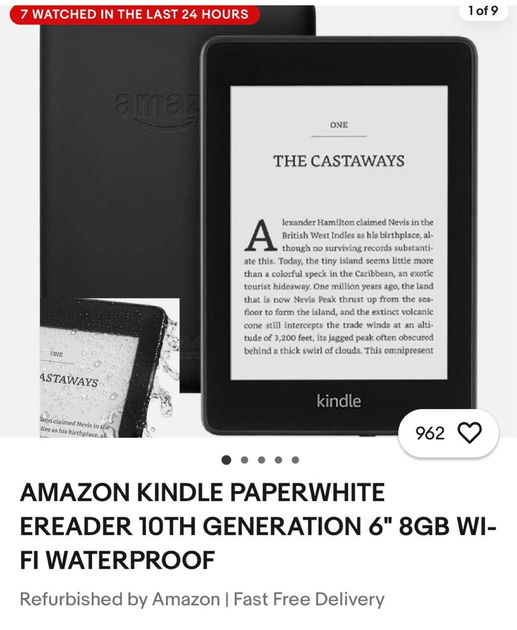 کتابخوان آمازون Kindle نسل دهم 8 گیگابایت|تبلت|تهران, ظفر|دیوار