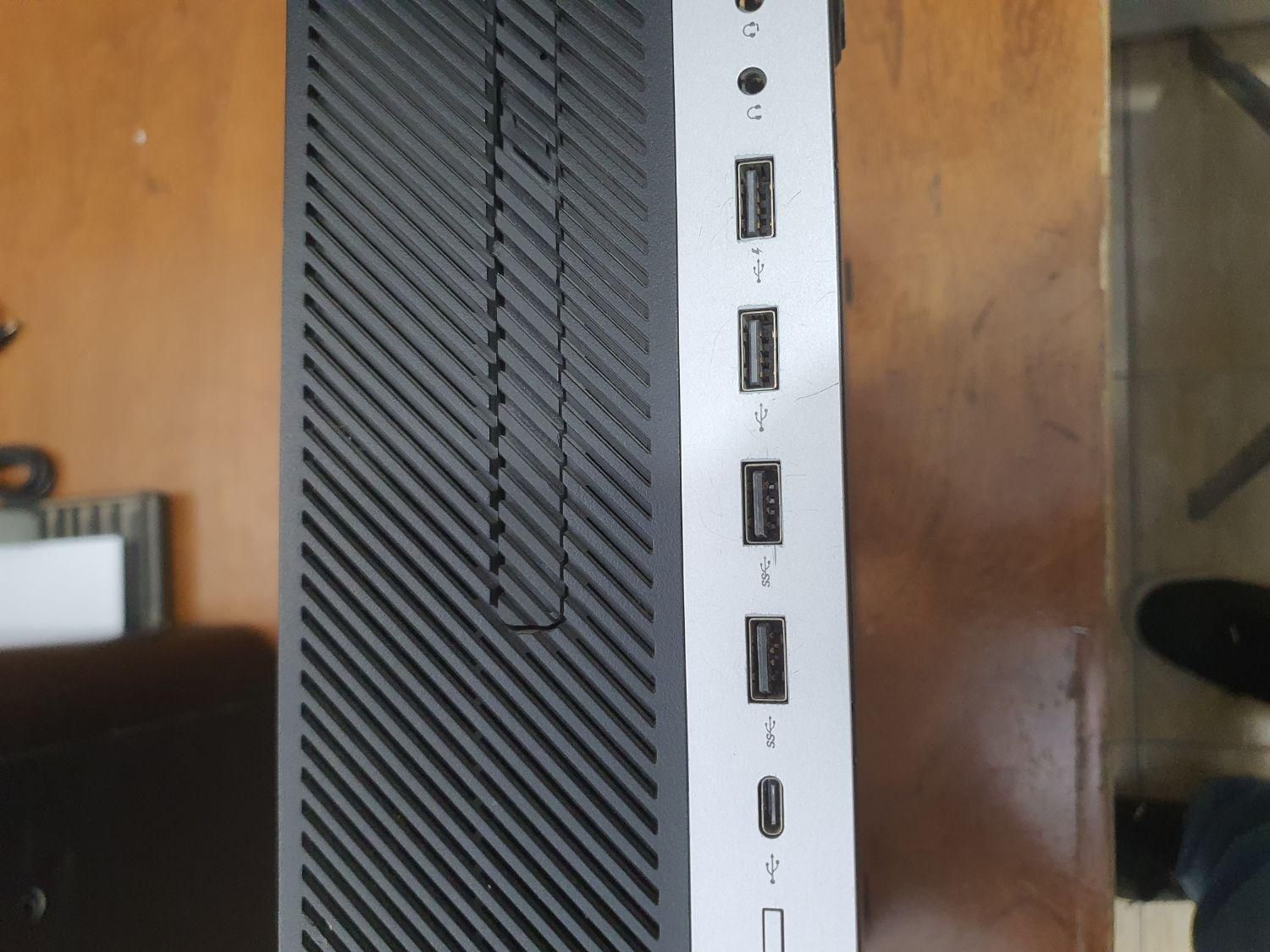 مینی کیس/ hp elite desk i5 7the/ram16/ssdm2 256|رایانه رومیزی|قرچک, |دیوار